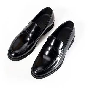 Chaussures habillées décontractées de style anglais en cuir véritable de haute qualité, nouvelle collection été, bout carré, chaussures de marche - Product Image 1