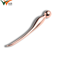 Applicateur de crème contour des yeux en or rose plaqué zinc, spatules cosmétiques anti-rides, cuillère faciale en soie, cadeau personnalisé