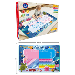 100Cm * 80Cm Groothandel Kinderen Tekenen Speelgoed Diy Educatief Water Tekening Canvas Doodle Tekening Mat Voor Kinderen Cadeau - Product Image 5