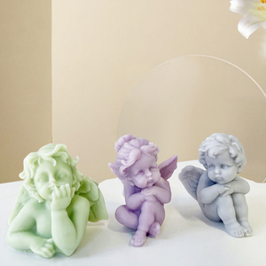 Handmade Eco-Friendly Scented Aromatherapy Birthday <b>Candles</b> Customized Fragrance Dripless Colored Flame Silicone Material Indoor - Product Image 3