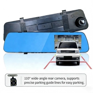 Caméra de tableau de bord portable double objectif IPS 4G 4K avec enregistreur vidéo, grand angle 170°, WiFi, SIM, Cloud DVR et application en direct - Product Image 1