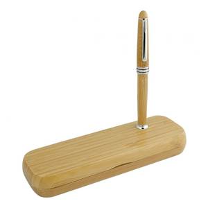 Eco-Friendly Bamboo Ballpoint <b>Pen</b> Novelty Business Body 0.7mm/1.0mm Writing Width Promotional <b>Pen</b> with <b>Box</b> for Gifts - Product Image 2