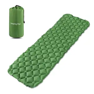 Divtop Most Comfortable Lightweight Ultralight Outdoor Pump Inflatable Air Bed Mattress Inflatable Sleeping Pad Camping Mat.