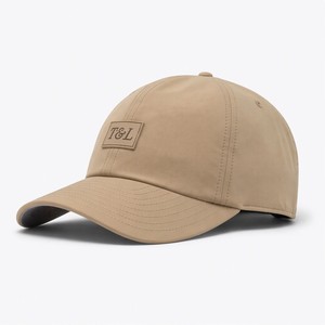 Wholesale T&L Custom Logo Leopard Oxford Faux Leather Patch 6-Panel Adjustable <b>Waterproof</b> Baseball <b>Cap</b> for Outdoor Sports - Product Image 1