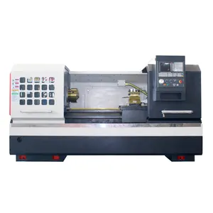 CAK6140ล้ออัลลอย Cnc เครื่องกลึงโลหะเปลี่ยนโลหะเครื่องปลอม