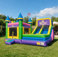 Château gonflable commercial de haute qualité pour l'extérieur avec toboggan, château gonflable pour enfants et adultes, personnalisation disponible