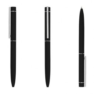 Meilleurs stylos à bille en métal en gros, multicolores, avec revêtement en caoutchouc, stylos à bille avec logo personnalisé imprimé OEM, pour la papeterie - Product Image 5