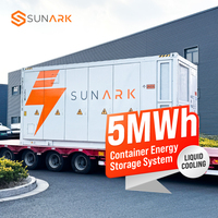 Conteneur ESS solaire au lithium SunArk intégré de 5 MWh avec refroidissement liquide avancé pour le stockage d'énergie renouvelable en ferme