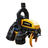 Équipement de coupe forestier multifonctionnel Tête de récolte Yuchai F60 pour excavateur forestier