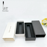 Boîte cadeau rigide pour flacon roll-on, boîte d'emballage pour flacon de parfum ou d'huile essentielle, boîte en papier avec logo personnalisé, insert en éponge