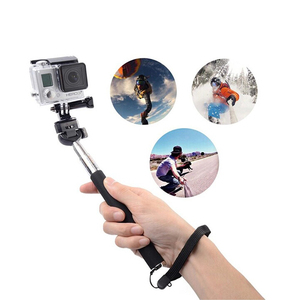 Chất lượng tốt nhất <span class=keywords><strong>Monopod</strong></span> Selfie Stick với adapter cho S heros 9/8/7/6/5/4/3/+ GP55 Chất lượng cao hành động phụ kiện máy ảnh - Product Image 4