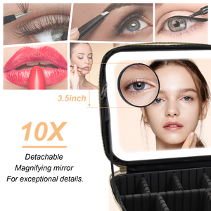 Sac <span class=keywords><strong>de</strong></span> <span class=keywords><strong>toilette</strong></span> et <span class=keywords><strong>de</strong></span> rangement pour cosmétiques, grande capacité, en PU, écologique, imperméable, portable, pour le sport et les voyages - Vente directe usine - Product Image 4