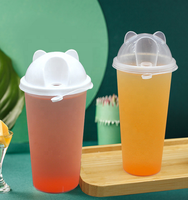 Tapa de Plástico Desechable de 90 mm, Tapa de Inyección de PP Tipo Domo para Bebidas