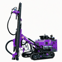 Foreuse de mine à percussion, équipement de forage hydraulique portable avec 12 éléments filtrants et dépoussiéreur