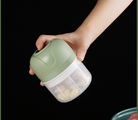 Mini hachoir à ail électrique sans fil, hachoir alimentaire portable pour la nourriture des bébés, hachoir et broyeur à ail électrique