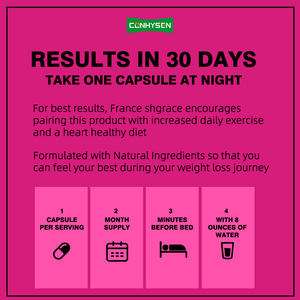 תתווית פריאלית של נשים בשעות הלילה של שומן צורב קפסולות חילוף החומרים המאיץ שינה עמוקה תמיכה הרפיה לירידה במשקל - Product Image 6