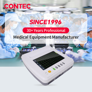 Electrocardiógrafo CONTEC ECG1212G de 12 Canales, Disponible en Stock, Máquina de EKG de 12 Derivaciones, Instrumento Analítico Clínico para Uso Médico - Product Image 1