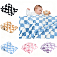 Couverture pour bébé, couverture en flanelle douce pour nouveau-né, couverture légère et chaude pour lit et poussette