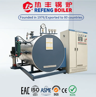 Chaudière à vapeur électrique WDR2160KW 3t/h entièrement automatique avec contrôle PLC pour brasserie, vineries, laiterie, pasteurisation du lait, stérilisation alimentaire