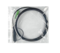 Luar ruangan G657A1 100M 150M 200M SC APC UPC konektor serat optik kabel Drop terkoneksi kabel Patch