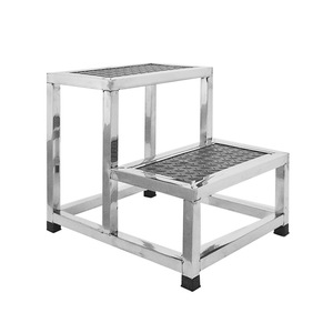 Repose-pieds en acier inoxydable 304, marchepied épaissi simple/double couche pour pharmacie, tapis d'examen chirurgical gynécologique pour hôpital - Product Image 4