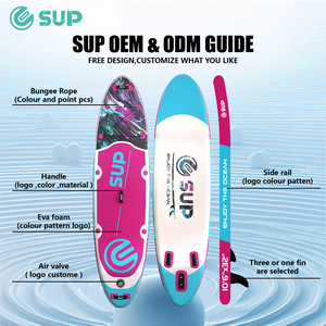 Planche à pagaie gonflable personnalisable de Weihai (ISUP) pour les sports nautiques SAP fabriqué par des surfeurs - Product Image 4