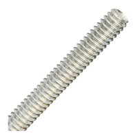 Fourniture d'usine Grade 4.8/6.8/8.8 Acier au carbone galvanisé DIN975 écrou et boulon tige filetée complète goujon barre filetée