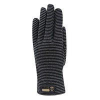 Gants d'hiver à deux doigts pour écran tactile, chauds, rayés, pour la conduite, le vélo électrique, unisexe, pour étudiants, activités de plein air