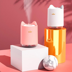 320ml humidificador ultrasónico electrodomésticos Mini gato USB difusor de <span class=keywords><strong>Aroma</strong></span> con romántica luz de noche hidratación para oficina del coche - Product Image 5
