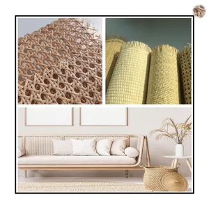 1/2 Natural Rotin Cane Peel Poly Rattan Furniture For Rattan Indoor Furniture Natural Woven Chair