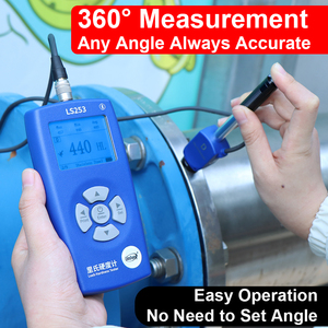 Pro Grade Draagbare Leeb Hardheidstester Ls253 Professionele Stalen <span class=keywords><strong>Durometer</strong></span> Metalen Leeb Hardheid Tester - Product Image 3