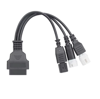 Cable de Diagnóstico OBD2 Universal para Motocicleta, Adaptador de Escáner de 3 Pines para Yamaha, 4 Pines para Honda, Herramienta de Adaptador de 6 Pines