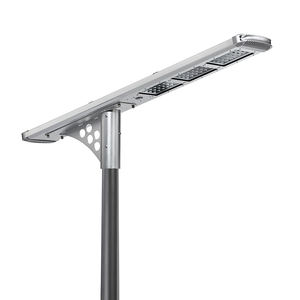 Lampadaire <span class=keywords><strong>solaire</strong></span>, 24 modes de fonctionnement <span class=keywords><strong>Programmable</strong></span>, tout-en-un, système intégré, pour éclairage de rue - Product Image 1