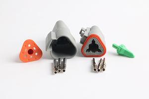 CHENF Connecteur Mâle/Femelle Série Deutsch DT 2/3/4/6/8/12 Broches Étanche Ignifuge pour Batterie et Faisceau de Câblage de Camion 12V - Product Image 4