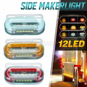 12V / 24V 12 LED Side <b>Marker</b> Lights Car External Lights Signal Indicator Lamps Warning Tail Light 3 Modes Trailer Truck Lorry - Product Image 1