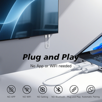 Cable Mini para Compartir Pantalla, 1080P, 50M, 5G, Transmisor y Receptor HDMI Inalámbrico, Extensor para Cámara, PC a TV, Proyector, Monitor