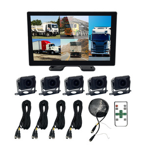 Sistema <span class=keywords><strong>de</strong></span> Monitoreo <span class=keywords><strong>de</strong></span> Cámara para Camiones Wemaer, Pantalla Táctil IPS <span class=keywords><strong>de</strong></span> 10.1 Pulgadas, 5 Canales, Cámara <span class=keywords><strong>de</strong></span> Visión Trasera, Sensor CCD Impermeable para Autobús o Remolque - Product Image 6