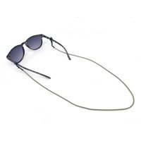 Cordon élastique écologique pour lunettes, support de lunettes en acier inoxydable pour branches fines et moyennes, léger, 72 cm