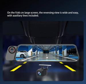 10 Inch IPS WiFi G-Sensor <strong>Mirror</strong> 3 Channel 4K <strong>Dash</strong> <strong>Cam</strong> Car DVR with 1 Year Warranty Blind Spot Recorder Video Recorder - Product Image 4