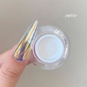 Poudre de mica chromée <span class=keywords><strong>Aurora</strong></span> Luxury, <span class=keywords><strong>effet</strong></span> miroir métallique pour la décoration des ongles, manucure, WT - Product Image 6