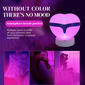 Lãng mạn RGB LED Glow Đèn Tình Yêu ánh sáng Tán Tỉnh bầu không khí cặp vợ chồng bedhead niềm đam mê ánh sáng lãng mạn cặp vợ chồng hỗ trợ tình dục ánh sáng - Product Image 2