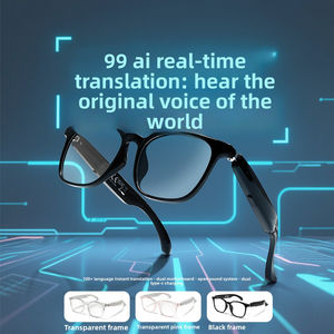 แว่นตา MZT F19 รุ่นใหม่ แป<span class=keywords><strong>ล</strong></span>ภาษาด้วย AI ผ่านบลูทูธ รองรับ 100 ภาษา แป<span class=keywords><strong>ล</strong></span>ภาษาแบบเรียลไทม์ <span class=keywords><strong>ฟัง</strong></span>เพ<span class=keywords><strong>ล</strong></span>ง โทรออก แว่นตาอัจฉริยะ - Product Image 5