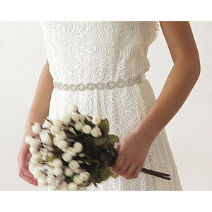 Abito in pizzo senza maniche e senza schienale con strascico # 1180 - Product Image 3