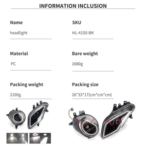 Faro LED impermeable de 12V para <span class=keywords><strong>BMW</strong></span>, montaje de repuesto para S1000RR S, <span class=keywords><strong>1000</strong></span> <span class=keywords><strong>RR</strong></span>, 2009, 2010, 2011, 2012, <span class=keywords><strong>2013</strong></span>, 2014 - Product Image 3