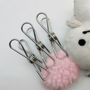 Stock En Acier Inoxydable pince <span class=keywords><strong>à</strong></span> <span class=keywords><strong>Linge</strong></span> <span class=keywords><strong>Linge</strong></span> Coupe-Vent Pince Suspendue Clips Broches - Product Image 2