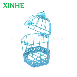 <span class=keywords><strong>Jaulas</strong></span> <span class=keywords><strong>de</strong></span> pájaros <span class=keywords><strong>de</strong></span> <span class=keywords><strong>metal</strong></span> <span class=keywords><strong>decorativas</strong></span> abiertas XH para decoración <span class=keywords><strong>de</strong></span> bodas - Product Image 2