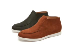 EG8305 Stivali da Uomo All'Ingrosso <span class=keywords><strong>Senza</strong></span> <span class=keywords><strong>Lacci</strong></span> Slip-on Chukka Boots Morbidi Casual Comodi con Suola Bianca Disponibili in Diversi Colori - Product Image 2