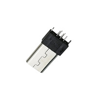 ZX ZX-401 Prise V8 Micro USB Mâle avec Double Pince de Terre Étendue, Câble de Données, Fiche 220V 3A 5 Bornes