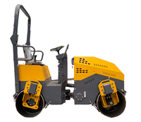Rouleau compresseur vibrant compact MAXMACH professionnel, prix usine, 800 kg, 1,5 tonne, 1,8 tonne, à vendre