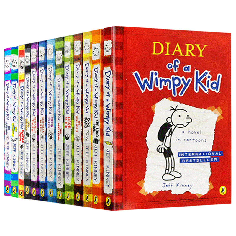 New Arrival English ABC 1-23 Volume Comic Book Picture Book Manga Diary of A Wimpy Kid